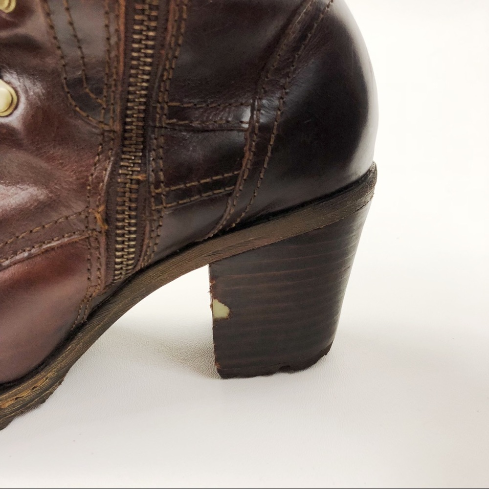 BORN Wide Calf Lace Up Riding Boots - Picture 7 of 8